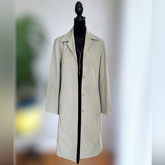 Pierre Cardin Paris Classic Trench Coat Jacket Size XS - Picture 2 of 14